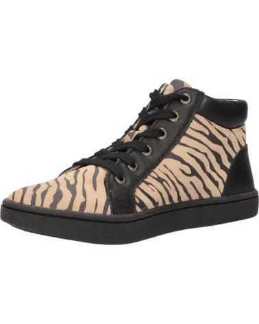 Esportes  de Menina e Menino KICKERS 572062-30 LYLUBY 31 BLANC CASSE