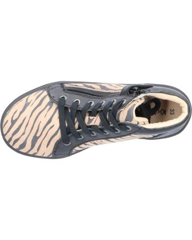 Esportes  de Menina e Menino KICKERS 572062-30 LYLUBY 31 BLANC CASSE