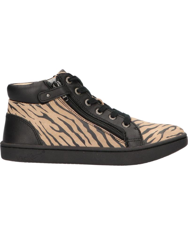Esportes  de Menina e Menino KICKERS 572062-30 LYLUBY 31 BLANC CASSE