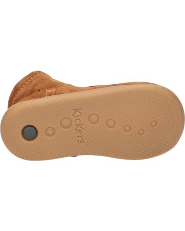 Stivali per Bambina e Bambino KICKERS 571933-10 BAMARA-2 116 CAMEL CLAIR