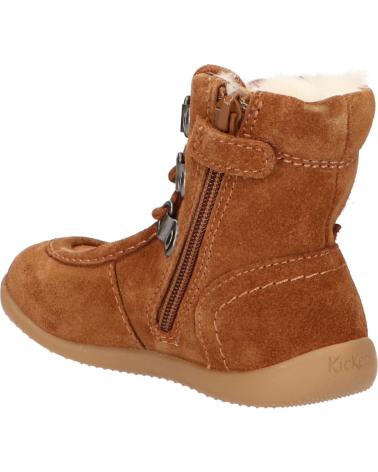 Stivali per Bambina e Bambino KICKERS 571933-10 BAMARA-2 116 CAMEL CLAIR