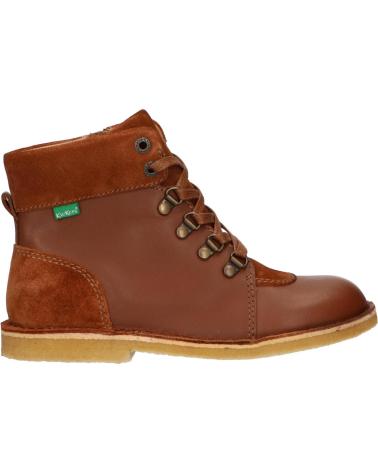 Botas de Mujer y Niña y Niño KICKERS 736370-30 KICK HOOD 91 MARRON CLAIR