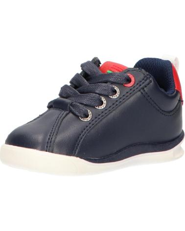 Sportschuhe für Mädchen und Junge KICKERS 597374-10 CHICAGO BB 103 MARINE-ROUGE