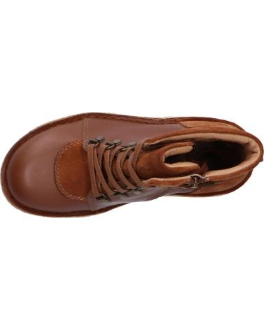 Botas de Mujer y Niña y Niño KICKERS 736370-30 KICK HOOD 91 MARRON CLAIR
