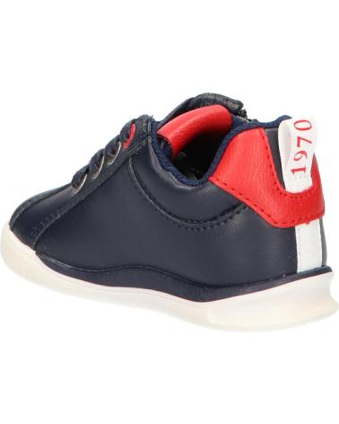 Sportschuhe für Mädchen und Junge KICKERS 597374-10 CHICAGO BB 103 MARINE-ROUGE