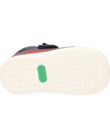 Sportschuhe für Mädchen und Junge KICKERS 597374-10 CHICAGO BB 103 MARINE-ROUGE