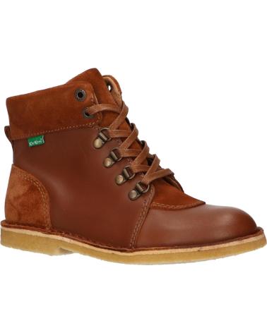 Botas de Mujer y Niña y Niño KICKERS 736370-30 KICK HOOD 91 MARRON CLAIR