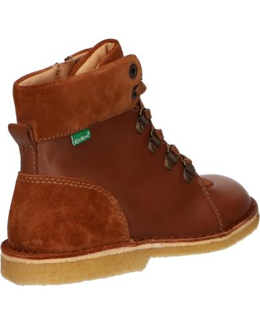 Botas de Mujer y Niña y Niño KICKERS 736370-30 KICK HOOD 91 MARRON CLAIR