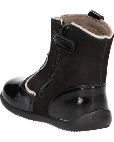 Stivali per Bambina e Bambino KICKERS 735121-10 BIBOOTS 83 NOIR VERNIS