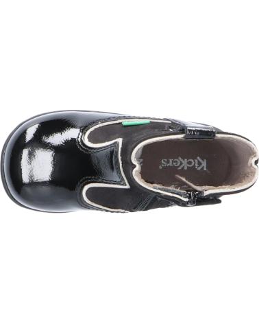 Stivali per Bambina e Bambino KICKERS 735121-10 BIBOOTS 83 NOIR VERNIS