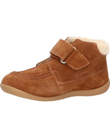 Botines de Niña y Niño KICKERS 735000-10 BAMBA FUR 116 CAMEL CLAIR