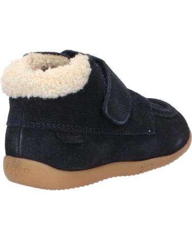 Botines de Niña y Niño KICKERS 735000-10 BAMBA FUR 10 MARINE