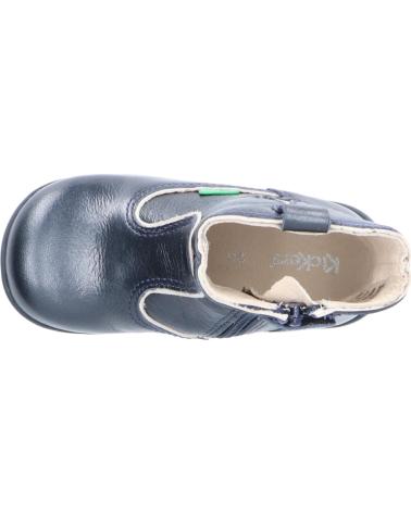 Botas de Niña y Niño KICKERS 735120-10 BIBOOTS 102 MARINE METALLISE