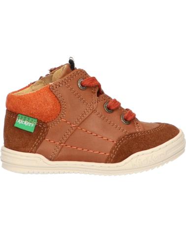 girl and boy Mid boots KICKERS 735800-10 JAD 9 MARRON