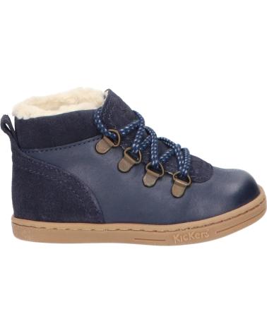 Stivaletti per Bambina e Bambino KICKERS 735780-10 TATTOO 10 MARINE