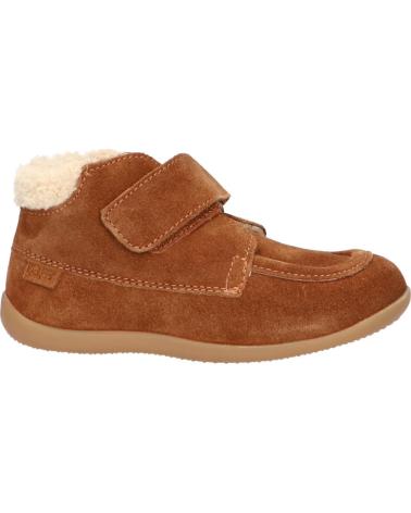 Botines de Niña y Niño KICKERS 735000-10 BAMBA FUR 116 CAMEL CLAIR