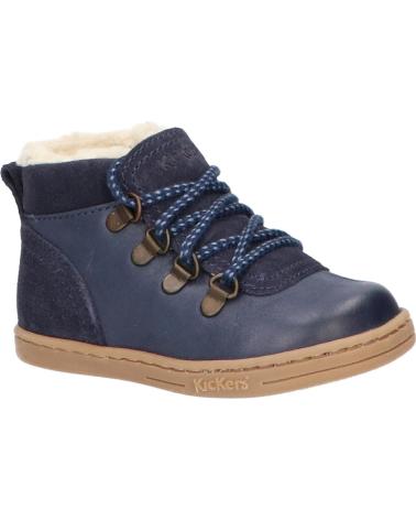 Stivaletti per Bambina e Bambino KICKERS 735780-10 TATTOO 10 MARINE