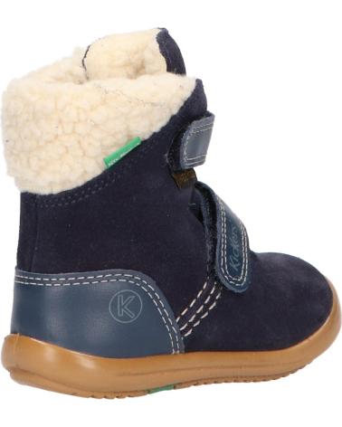 Stivali per Bambina e Bambino KICKERS 735731-10 KIRI WPF 103 MARINE SUEDE