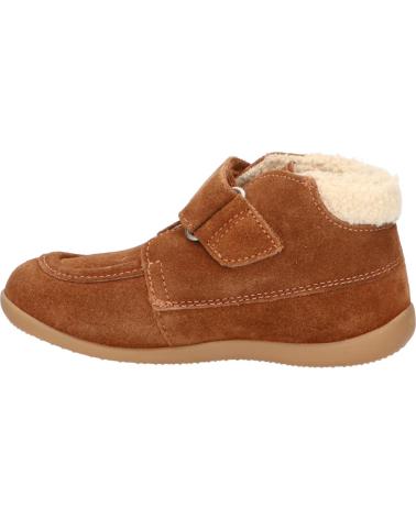 Botines de Niña y Niño KICKERS 735000-10 BAMBA FUR 116 CAMEL CLAIR