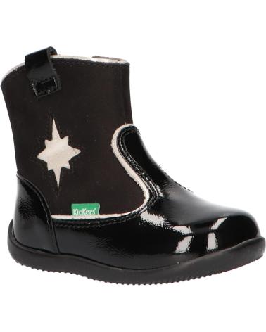 Stivali per Bambina e Bambino KICKERS 735121-10 BIBOOTS 83 NOIR VERNIS