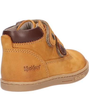 Botines de Niña y Niño KICKERS 571983-10 TACKEASY 116 CAMEL MARRON
