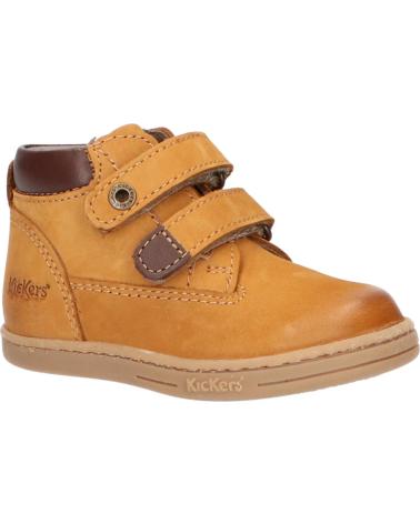 Botines de Niña y Niño KICKERS 571983-10 TACKEASY 116 CAMEL MARRON