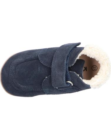 Botines de Niña y Niño KICKERS 735000-10 BAMBA FUR 10 MARINE