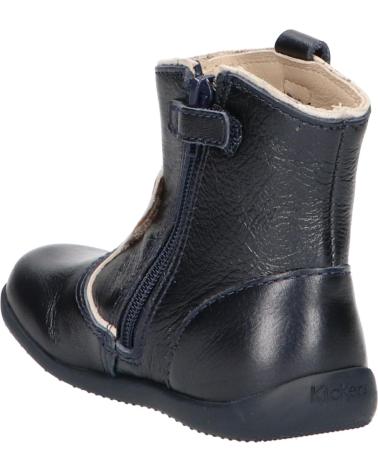 Botas de Niña y Niño KICKERS 735120-10 BIBOOTS 102 MARINE METALLISE