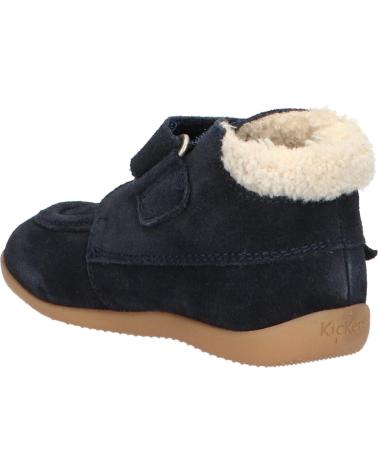 Botines de Niña y Niño KICKERS 735000-10 BAMBA FUR 10 MARINE