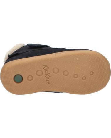Botines de Niña y Niño KICKERS 735000-10 BAMBA FUR 10 MARINE