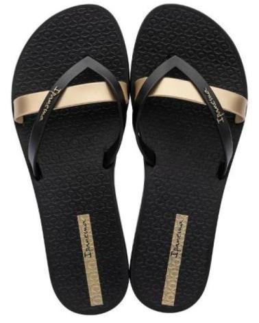 SANDALES IPANEMA KIREI 81805 NOIRES À BRIDES DORÉES NEGRO