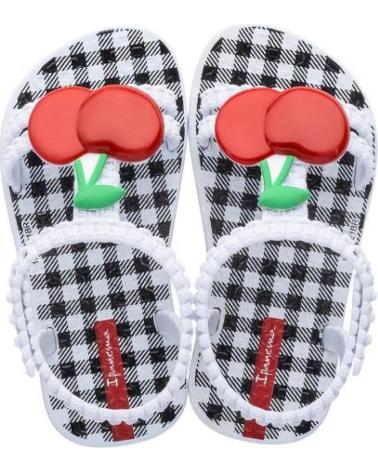 Chinelos de Menina IPANEMA MY FIRST VII BABY 83189 WHITE-BLACK-RED