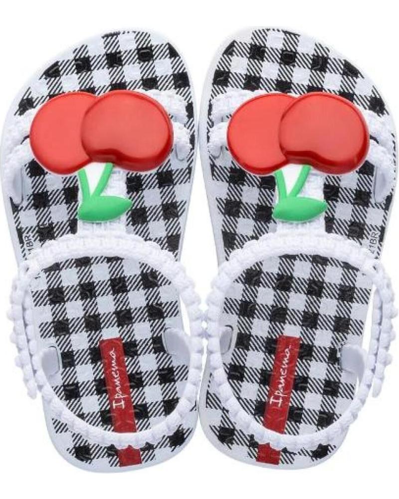 Zehansandalen für Mädchen IPANEMA MY FIRST VII BABY 83189 WHITE-BLACK-RED