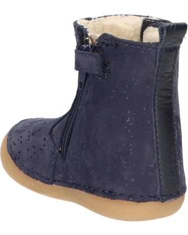 Stivali per Bambina KICKERS 739125-10 SOCOOL 10 MARINE METALLIQUE