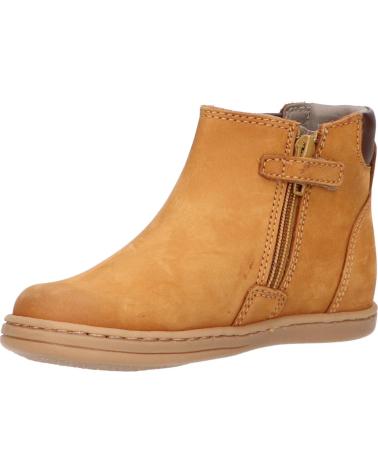 Stivali per Bambina e Bambino KICKERS 738640-10 TACKBOOT 116 CAMEL MARRON