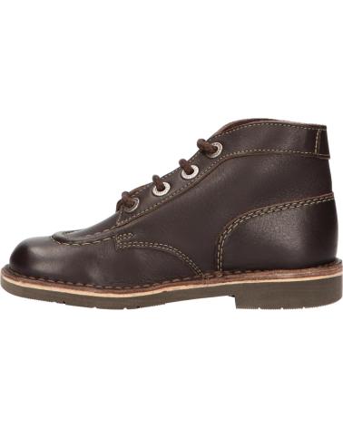 Botas de Mujer y Niña y Niño KICKERS 621514-30 KICK COL 92 MARRON FONCE