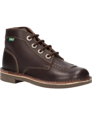 Botas de Mujer y Niña y Niño KICKERS 621514-30 KICK COL 92 MARRON FONCE