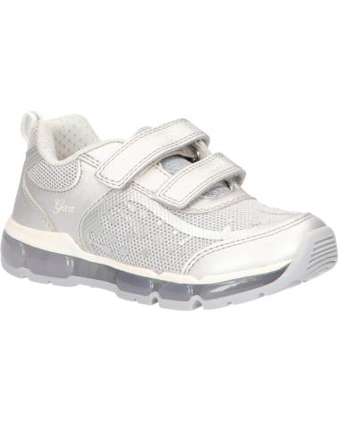 Sapatilhas de Menina GEOX J0245B 0ASAJ J ANDROID C1007 SILVER