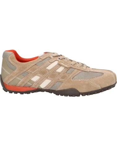 GEOX Zapatillas Uomo Snake en naranja para hombre BEIGE-DK ORANGE