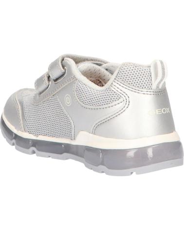 Sapatilhas de Menina GEOX J0245B 0ASAJ J ANDROID C1007 SILVER