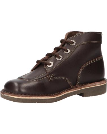 Botas de Mujer y Niña y Niño KICKERS 621514-30 KICK COL 92 MARRON FONCE