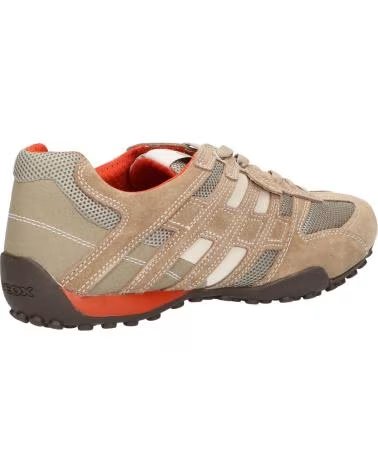 GEOX Zapatillas Uomo Snake en naranja para hombre BEIGE-DK ORANGE