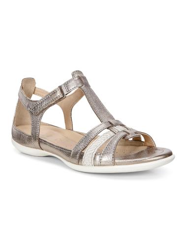 Sandalias de Mujer ECCO SANDALIA FLASH T-STRAP PLATEADO