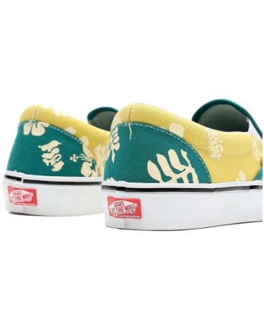 Scarpe per Uomo VANS OFF THE WALL ZAPATILLAS VANS SKATE SLIP-ON ALOHA MARINE GOLD GREEN