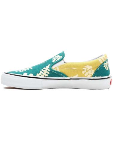 Scarpe per Uomo VANS OFF THE WALL ZAPATILLAS VANS SKATE SLIP-ON ALOHA MARINE GOLD GREEN
