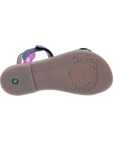 Woman and girl Sandals KICKERS 894851-30 DISPOSA 51 BLEU FONCE META