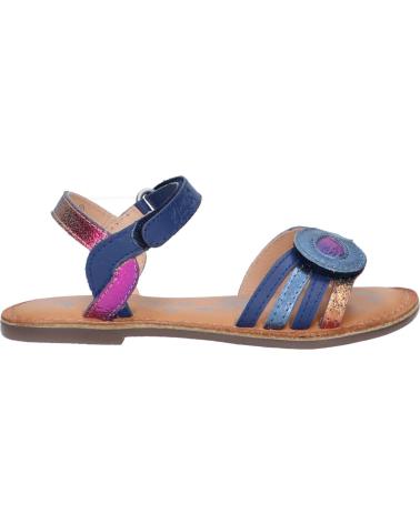 Woman and girl Sandals KICKERS 894851-30 DISPOSA 51 BLEU FONCE META