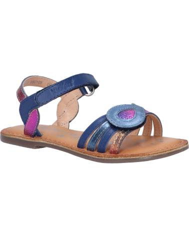 Woman and girl Sandals KICKERS 894851-30 DISPOSA 51 BLEU FONCE META