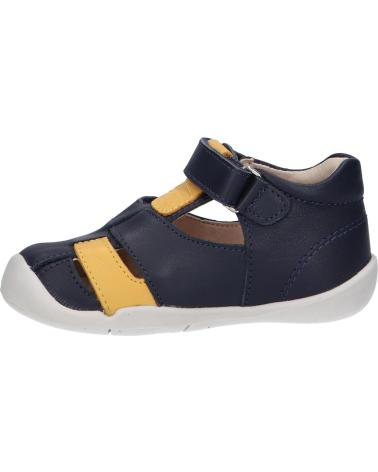 Sandali per Bambino KICKERS 858392-10 WASABOU 103 MARINE JAUNE