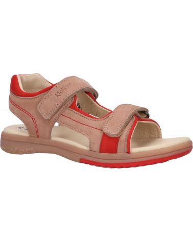 Sandali per Bambino KICKERS 895430-30 PLATINO 112 BEIGE ORANGE